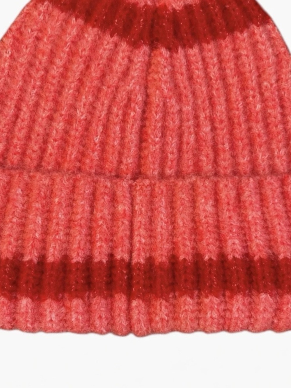 Fiorucci Beanie Pink & Red Angels Graphic Logo NWOT OS Beanie - Picture 3 of 6